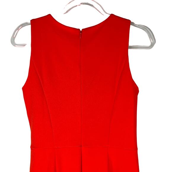 Spense Jumpsuit Small Coral Sleeveless Cropped Stretch Drawstring New - Picture 7 of 12